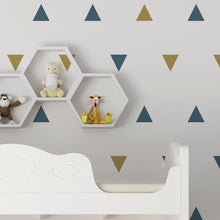 Cargar imagen en el visor de la galería, Papel tapiz de triángulos de colores