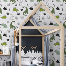 Cargar imagen en el visor de la galería, Papel tapiz dinosaurios