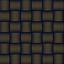 Cargar imagen en el visor de la galería, Papel tapiz fondo negro líneas con doradas