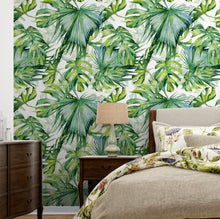 Cargar imagen en el visor de la galería, Papel tapiz hojas verdes grandes
