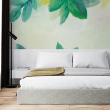 Cargar imagen en el visor de la galería, Papel tapiz hojas acuarela
