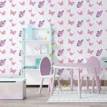 Cargar imagen en el visor de la galería, Papel tapiz mariposas
