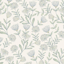 Cargar imagen en el visor de la galería, Papel tapiz flores dibujadas

