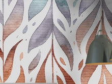 Cargar imagen en el visor de la galería, Papel tapiz hojas verticales de colores
