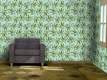 Cargar imagen en el visor de la galería, Papel tapiz hojas
