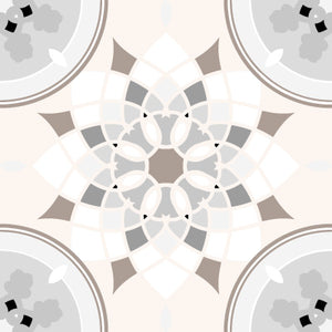 Papel tapiz circulos y estrellas